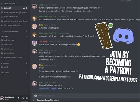 Discord — Patreon